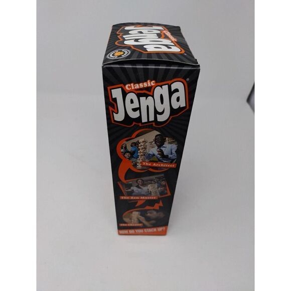 Hasbro Classic Jenga Game - A2120 How Do You Stack UP? Ages 6+ FUN 4 1 or more - Picture 4 of 6